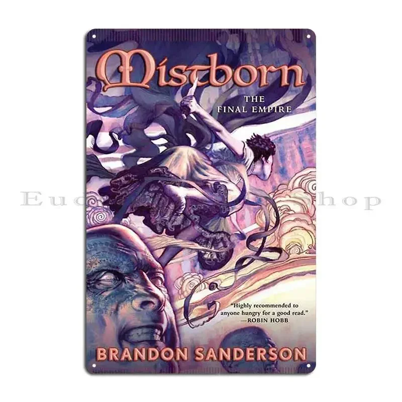 Mistborn Gods The Final Empire In the Mists Vin Mistborn Lady Maria the Astral Clocktower Veilfire Metal Mural Tin Sign Poster