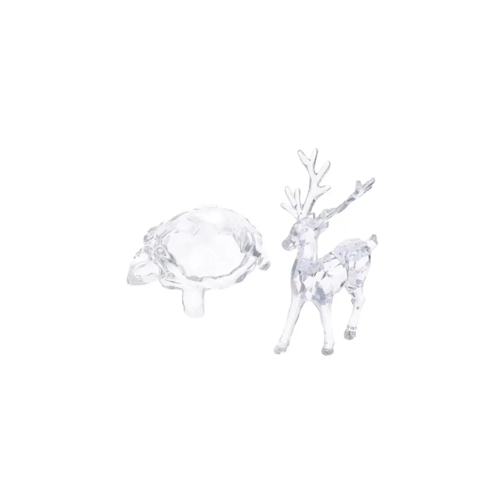 DIY Accessories Simulation Acrylic Deer Acrylic Deer Crystal Deer Cute Elk Children's