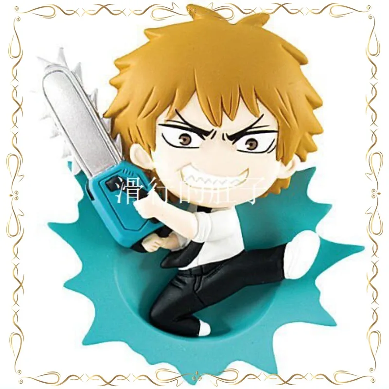 

Chainsaw Man Denji Hayakawa Aki 3D Refrigerator Magnet Anime Figures Gashapon Collectible Model Toy