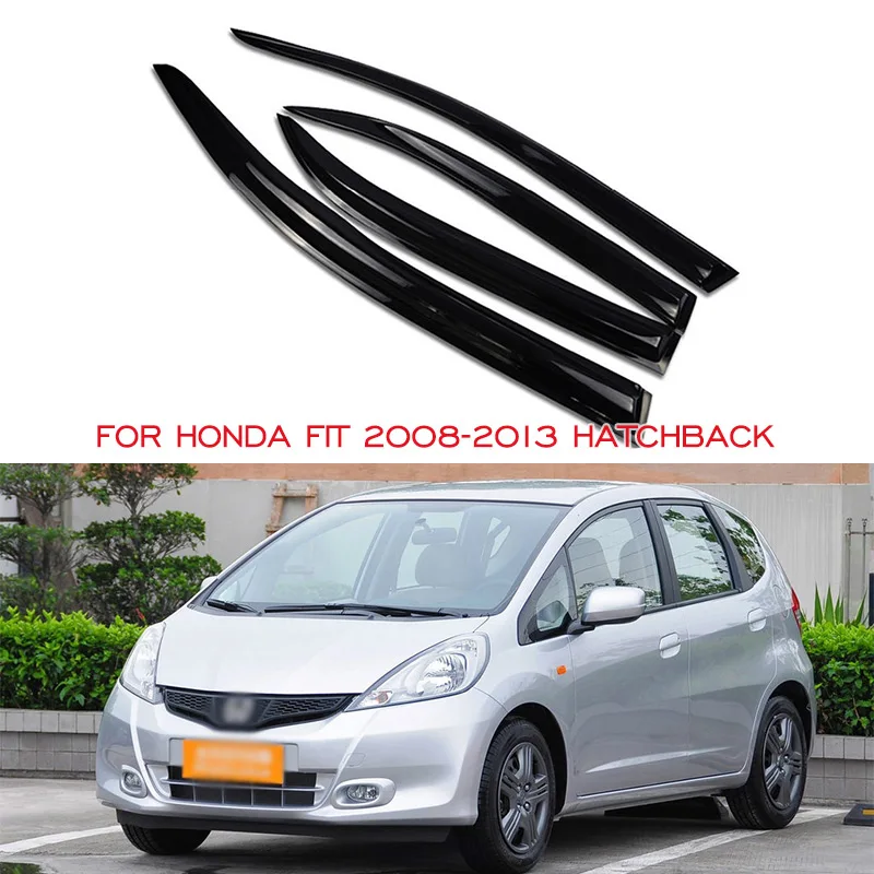 

Window Deflector For Honda FIT 2008 2009 2010 2011 2012 2013 Hatchback Door Visor Awnings Shelters Vent Shades Sun Rain Guards