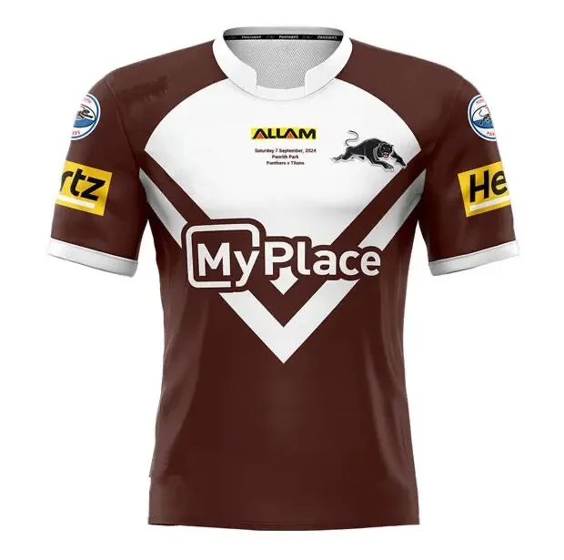 2024 PENRITH PANTHERS MENS HERITAGE RUGBY JERSEY ( Print name and number )