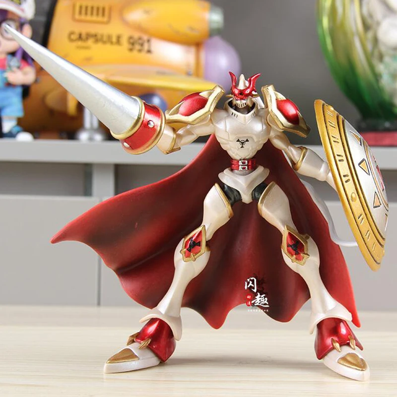 Anime Pokemon Action Figure Toys Digimon Dukemon Figuras Game Peripheral 17cm Model Ornament GK Statue Peripheral Gift for Kids