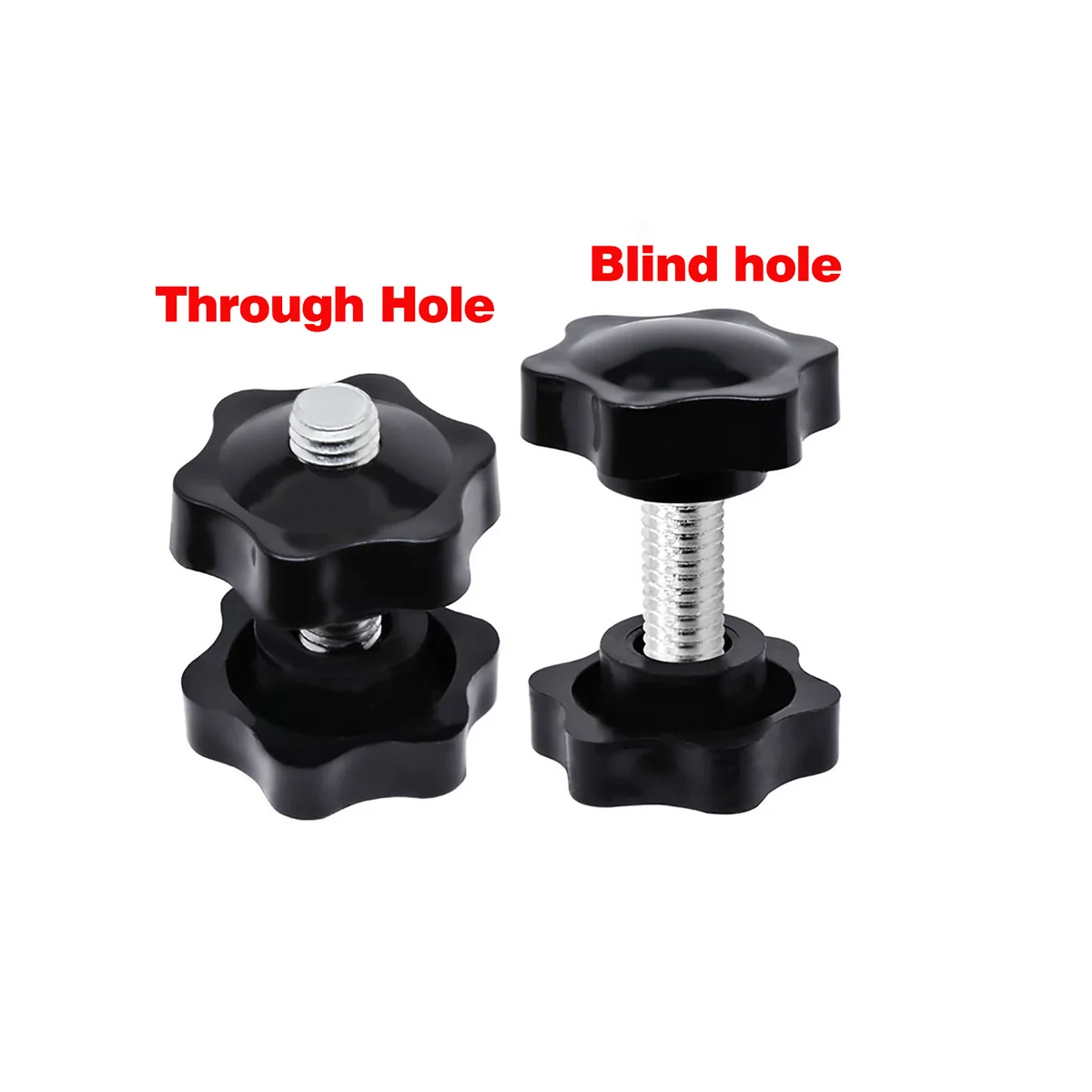 زهر البرقوق مقبض الجوز / سداسية المطاط كوكب المشتري مقبض اليد المسمار الجوز M4-M12