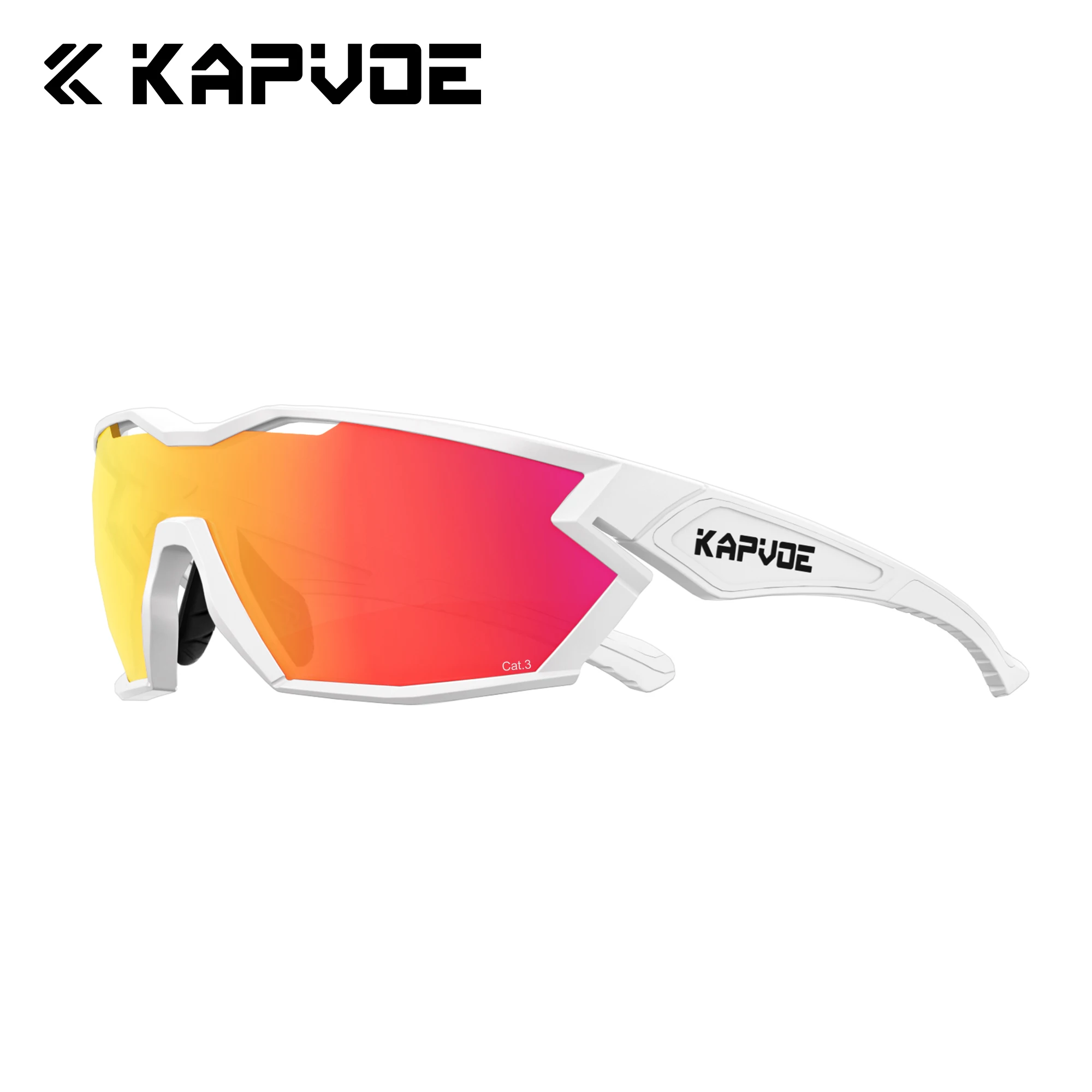 Kapvoe Hot Cycling Sun Protection Sunglasses Stylish Casual Outdoor Sports Glasses Windproof Driving Running Hiking Sunglasses
