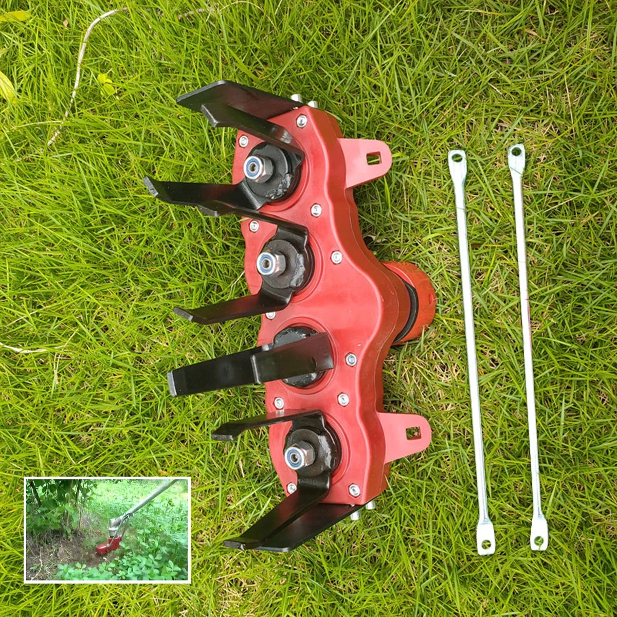 Garden Grass Trimmer Garden Head Brush Steel Wire Wheel Brush Lawn Mower Cutter Blade Garden Yard Grass Cutter Tools