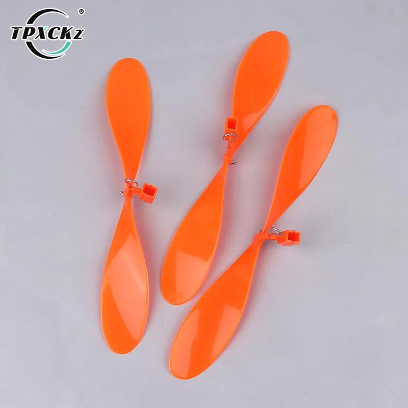 

[SL]10pcs 180mm Rubber Band Powered Propeller For Model Aircraft Propeller Supply Student Airplane Spinner