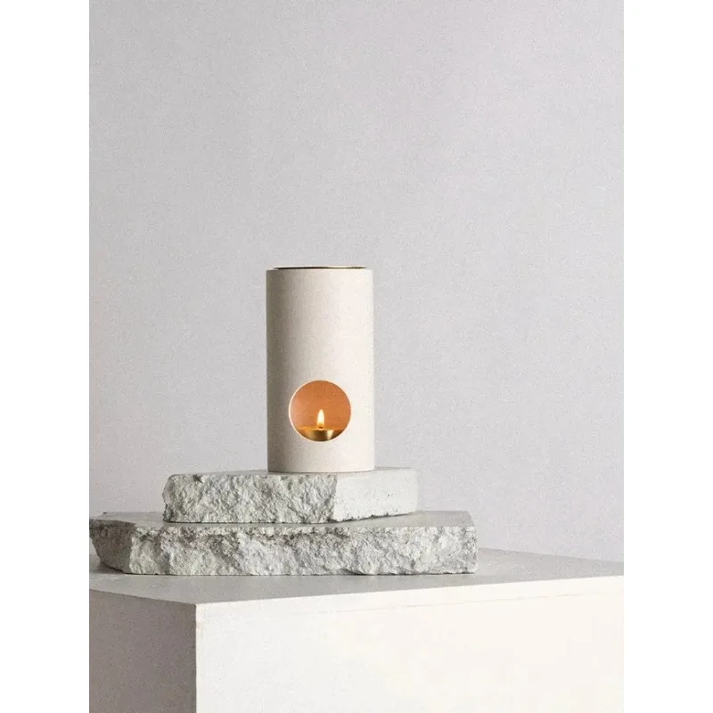 100% Natural Marble Fruit Plate Essential Oil Burner, Aroma Brick Stove & Candle Diffuser for Home