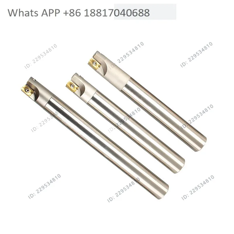 1PC Taiwan-imported 300R 17R0.8 alloy insert CNC milling machine roughening right-angle high-speed end milling cutter bar