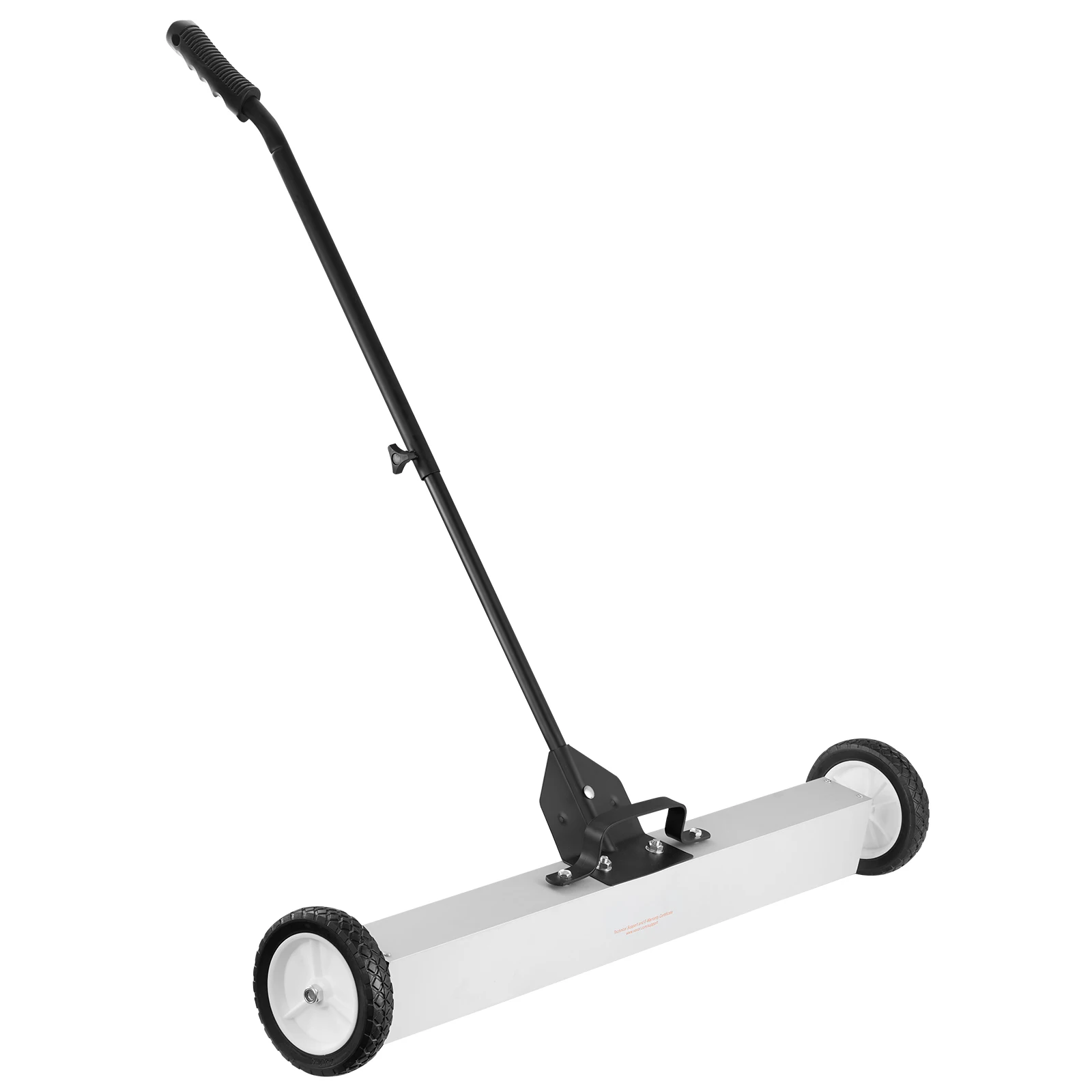 SucceBuy Balai magnétique à roulettes, type poussé, avec aimant de grande taille pour ramassage de débris de pelouse, télescopique