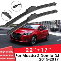 Car Wiper Blade Blades For Mazda 2 Demio DJ 2015-2017 22