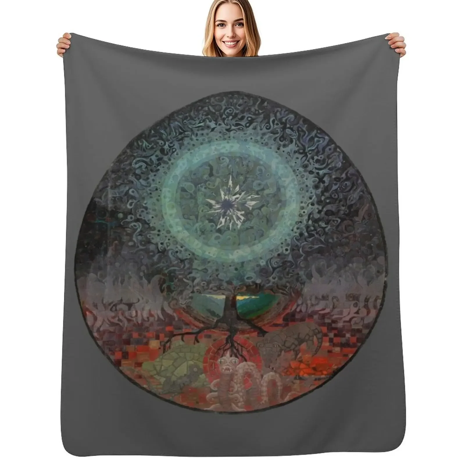 

The Red Book - C. G. Jung Throw Blanket Loose Blankets Sofas Of Decoration Thins Giant Sofa Blanket