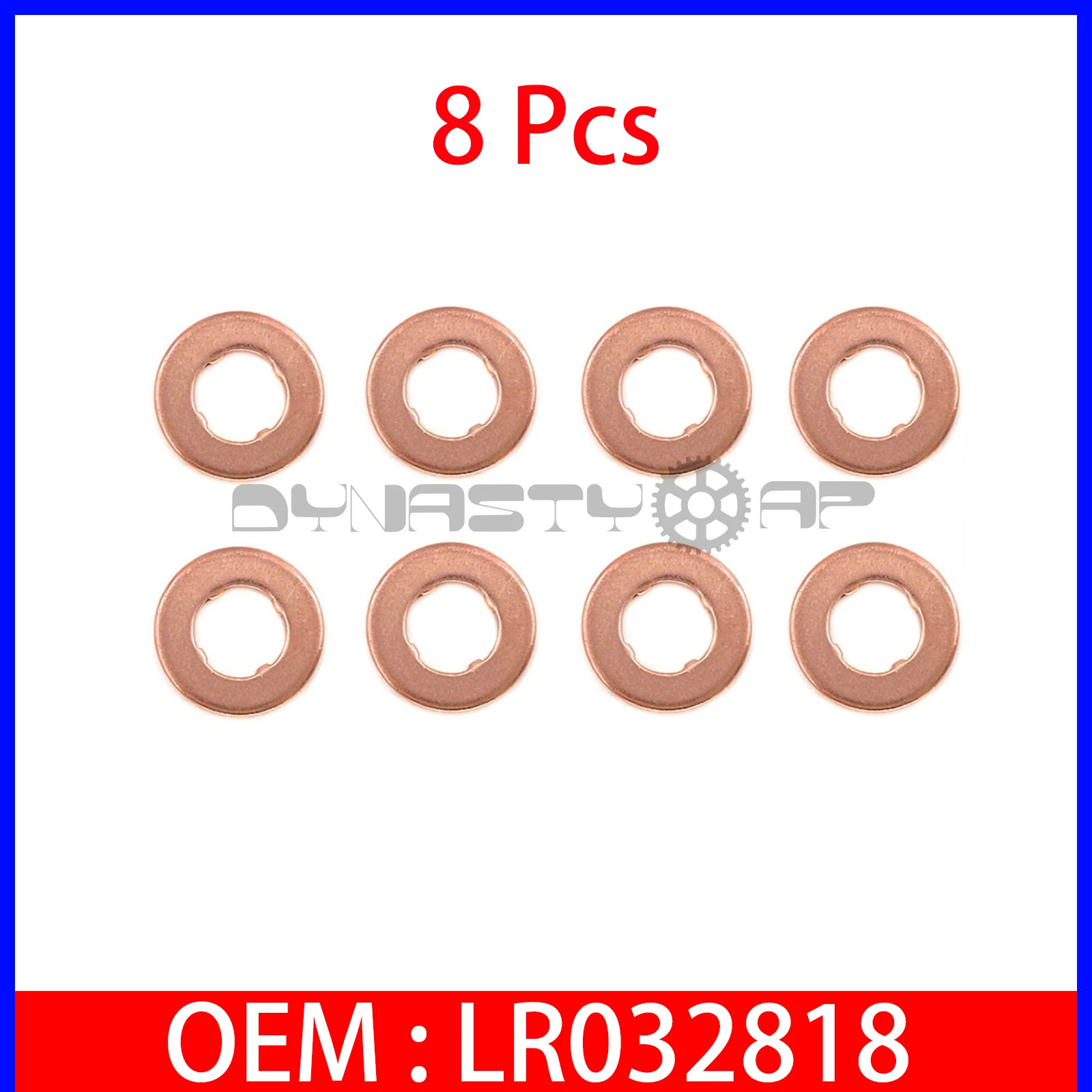 1/6/8X FUEL INJECTOR WASHER SEALINGS FOR LAND ROVER RANGE ROVER LR2 DISCO LR032818