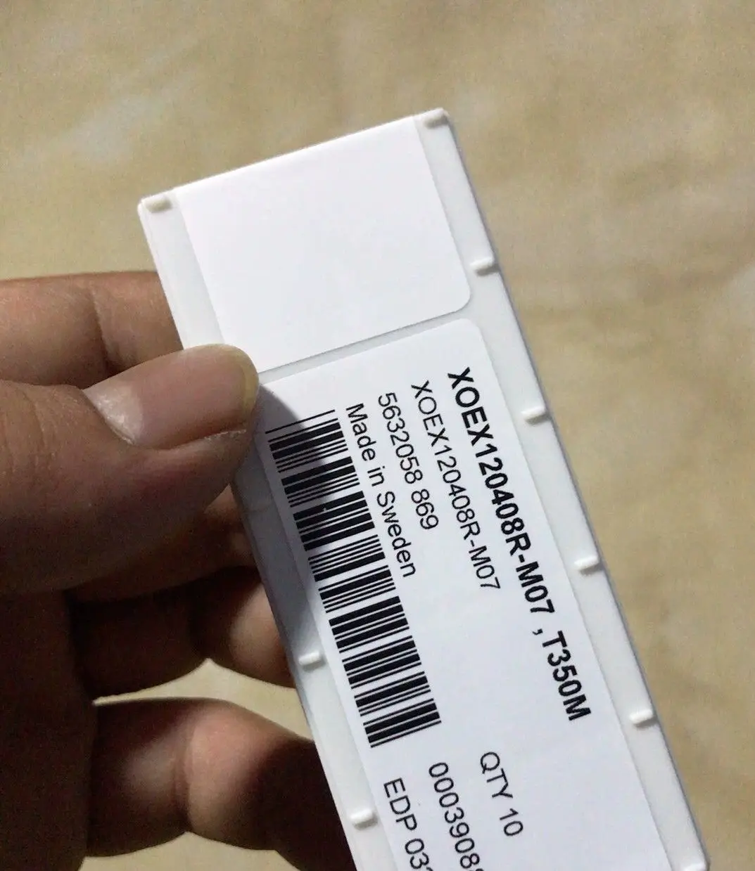 

Hard alloy cutting blades XOEX120408R-M07,MS2050