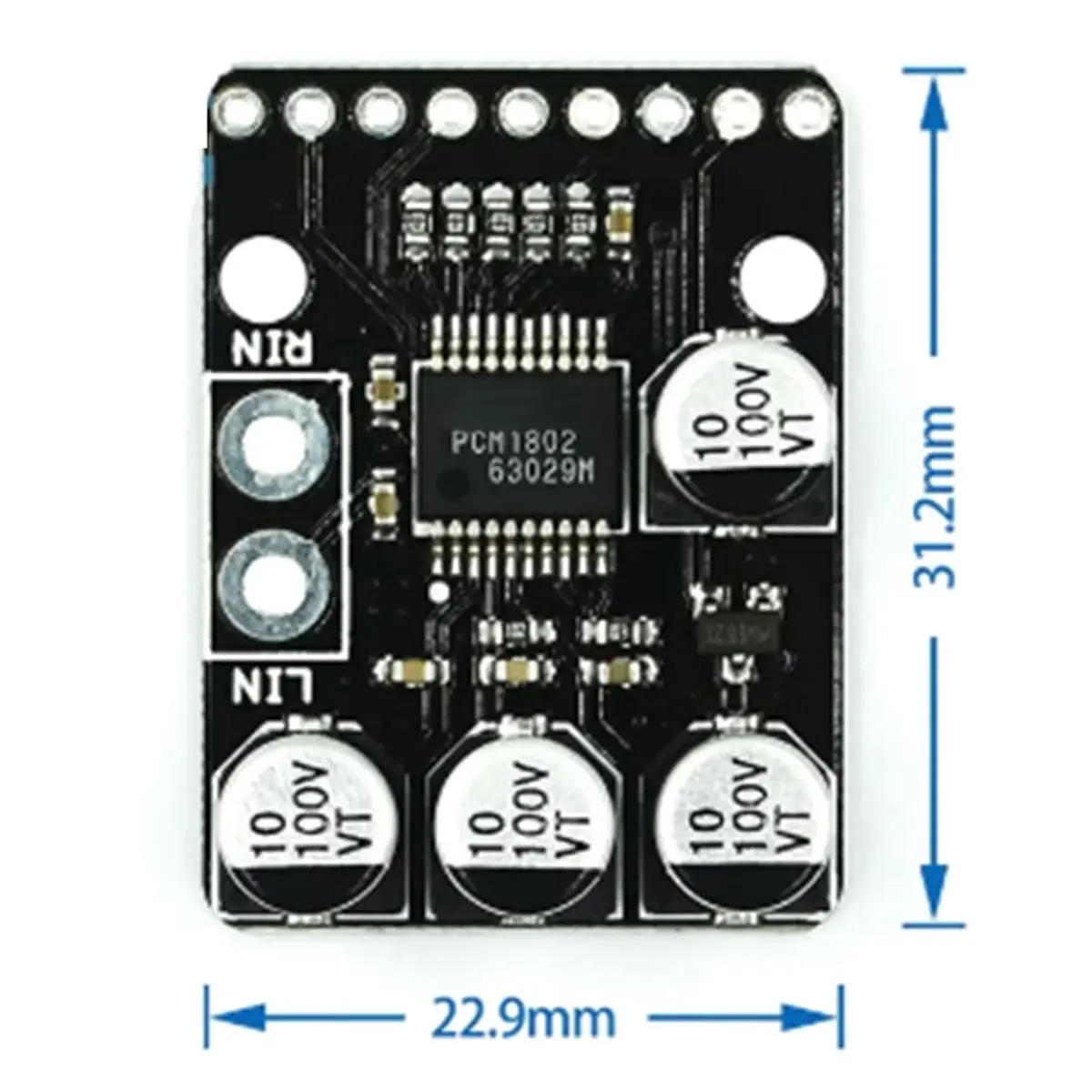 THANKYOU PCM1802 Audio Stereo A/D Converter ADC Decoder 24bit 96kHz Digital PCM AV Amplifier Player Board ANALOG-INPUT Module