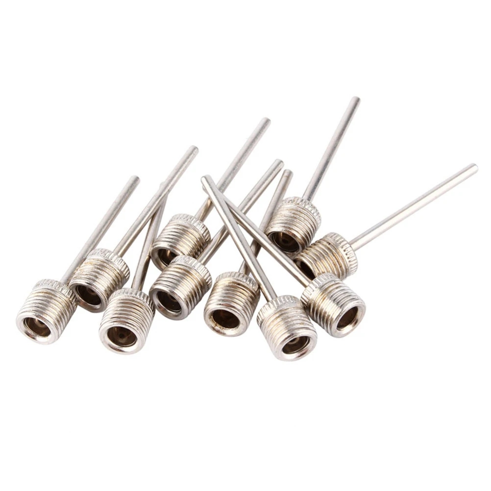 

12pcs Inflating Needles Small Portable High Tensile Leakproof Air Inflation Needle For Basketball Football Pump Adaptor Stadium