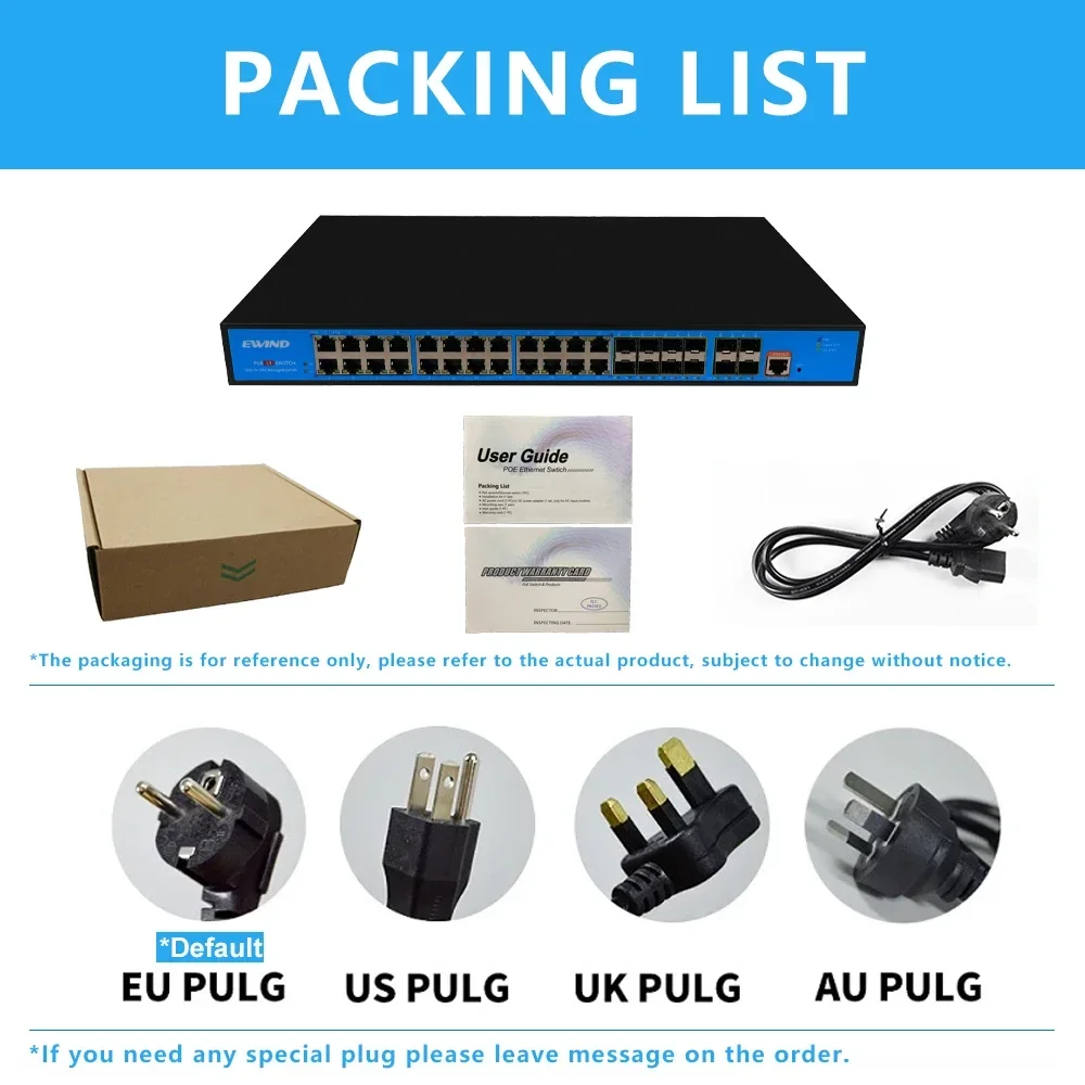 36 48-gigabit SFP+ Ports L3 Managed Network Switch Support DHCP and Dynamic Routing Support VLAN Division and Port Aggregati