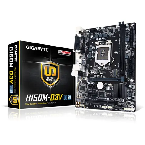 NUOVO Gigabyte B150M D3V Desktop GA-B150M-D3V DDR4 Scheda Madre B150M B150 Socket LGA 1151 USB3.0 Scheda Madre