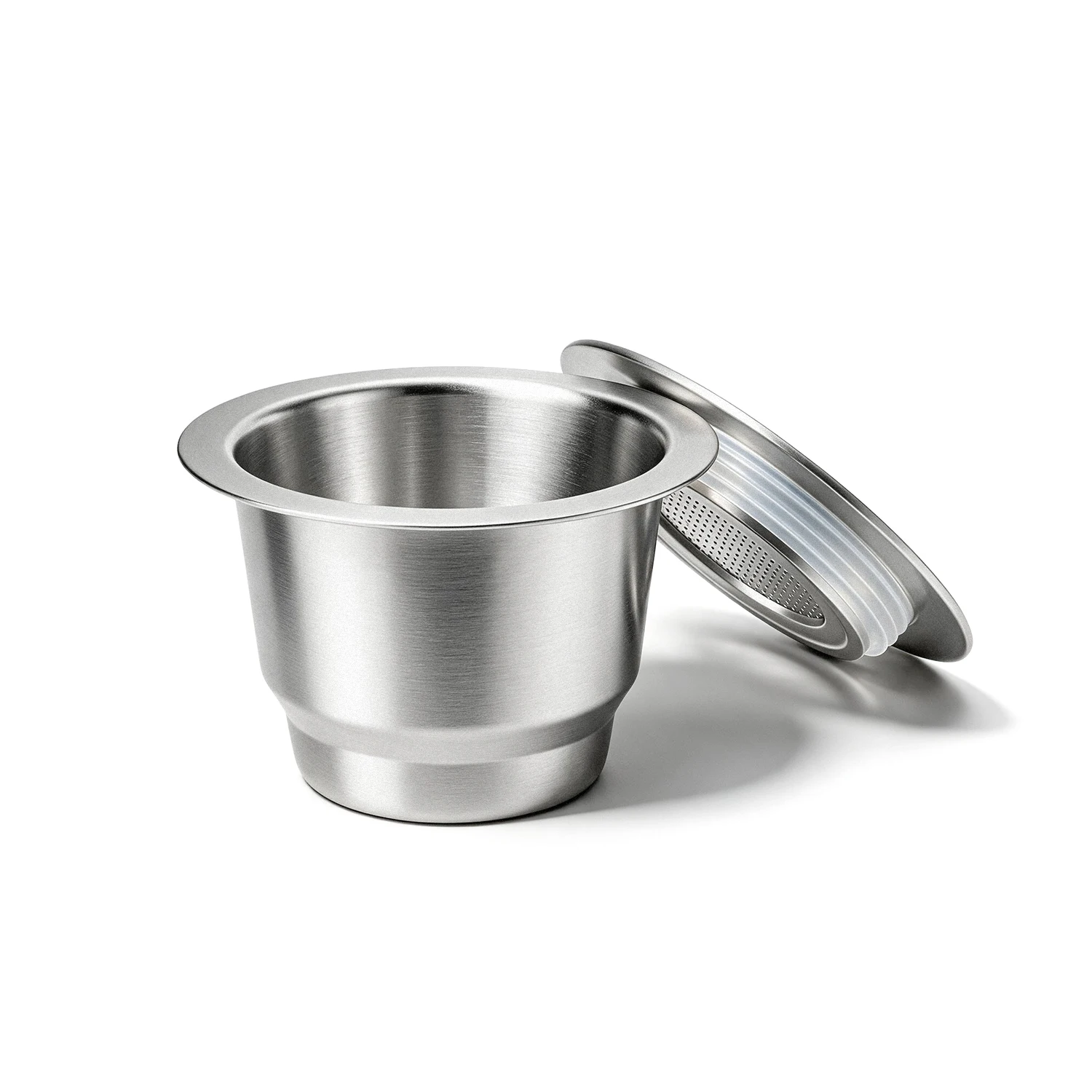 Reusable Stainless Steel Coffee Capsule Compatible with Nespresso OriginalLine （Essenza Mini Pixie Inissia Citiz Lattissima