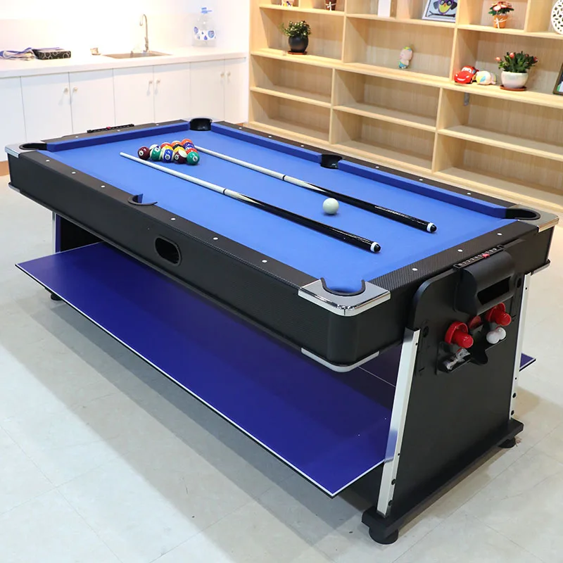 High-quality 4-in-1 Multi-function Game 7-foot Pool Table for Home Use