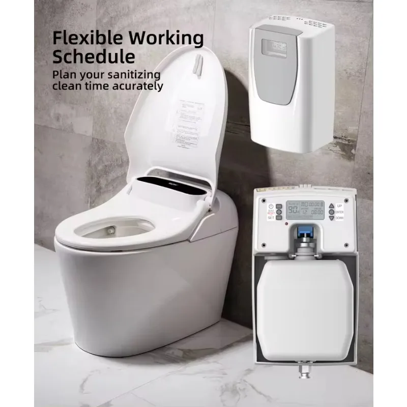 plastic automatic urinal digital toliet sanitizer dispenser