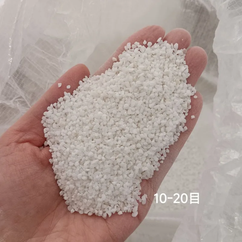 1KG Ultra-white Quartz Sand 10/20/40/80/120 Mesh Suitable for Acrylic Texture Painting Lawn Landscaping Decoration Quartz Sand