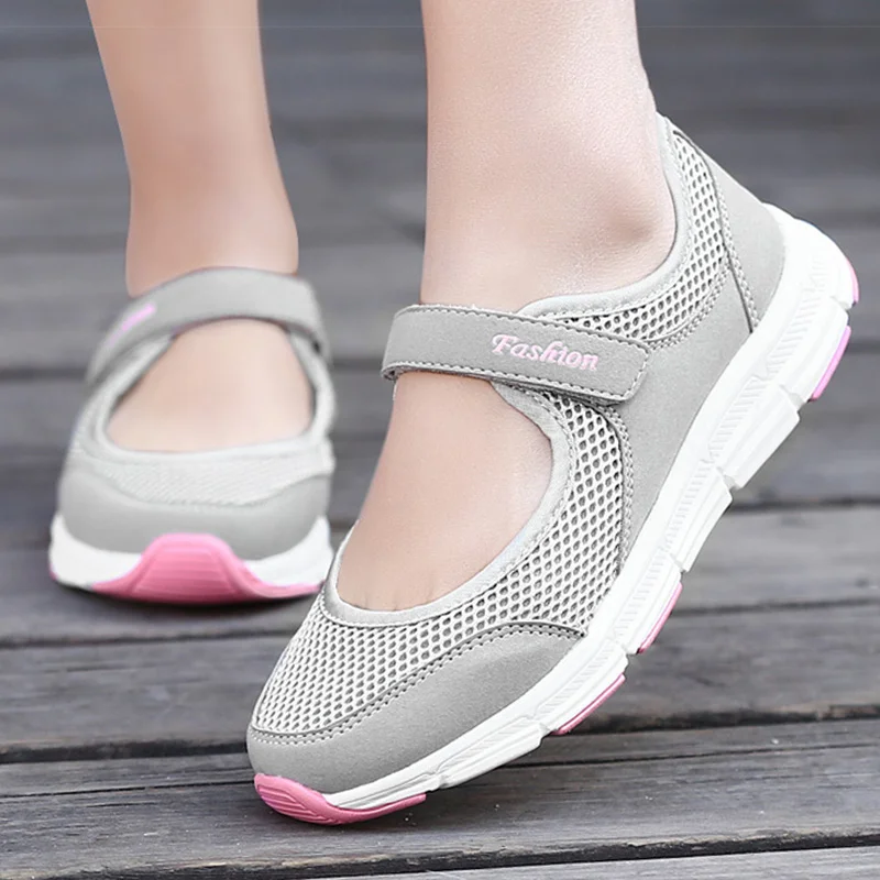 Flat Shoes For Women Light Breathable Autumn Summer Footwear Comfortable Flats Women Moccasins Zapatos Mujeres Mary Jane Shoes image 2