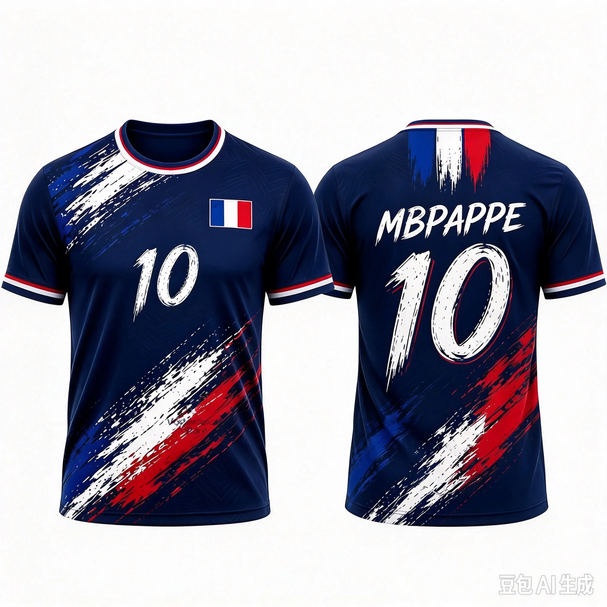 2026 Special France Fan Mbappé No.10 Soccer Jersey New Men’s Women Tee Children Parent Child Quick Dry Short Sleeves Tshirt