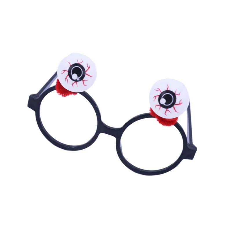 Prank Halloween Glasses for Children Adult Festival Themed Cosplay Eyeglasses Party Accessories Novelty Eyeball Eyeglass DXAA