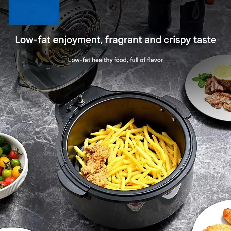 Stainless Steel Electric Digital Smart Air Fryer for Home & Outdoor Use with Multi-functional Hot Air Heating Technology