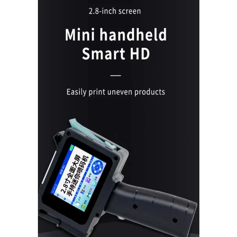 Stable High Quality Lightweight Portable Handheld Inkjet Printer Coding Machine For Expire Date Batch Number QR Barcode Logo