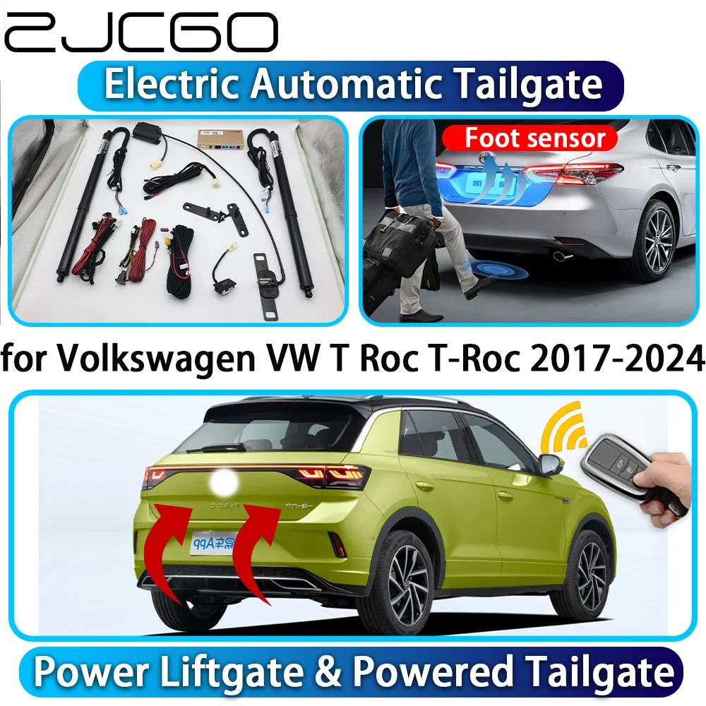 

ZJCGO for Volkswagen VW T Roc T-Roc 2017-2024 OEM Automatic Power Liftgate Powered Tailgate Intelligent System Trunk Lift Kit