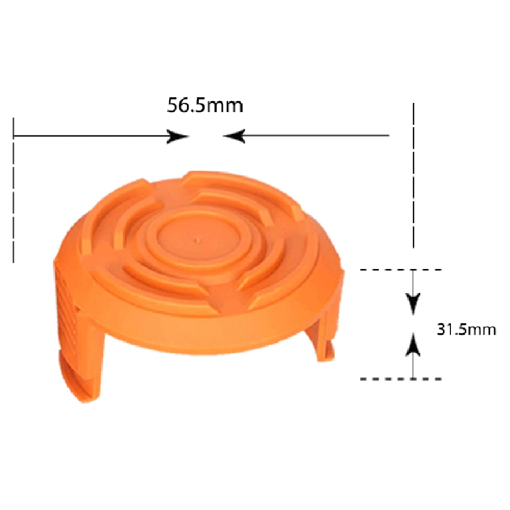 String Trimmer Parts Spool Cover Garden WG160 1 Pcs For Worx WG150s Plastic Replacement WG151s For Worx GT Trimmers