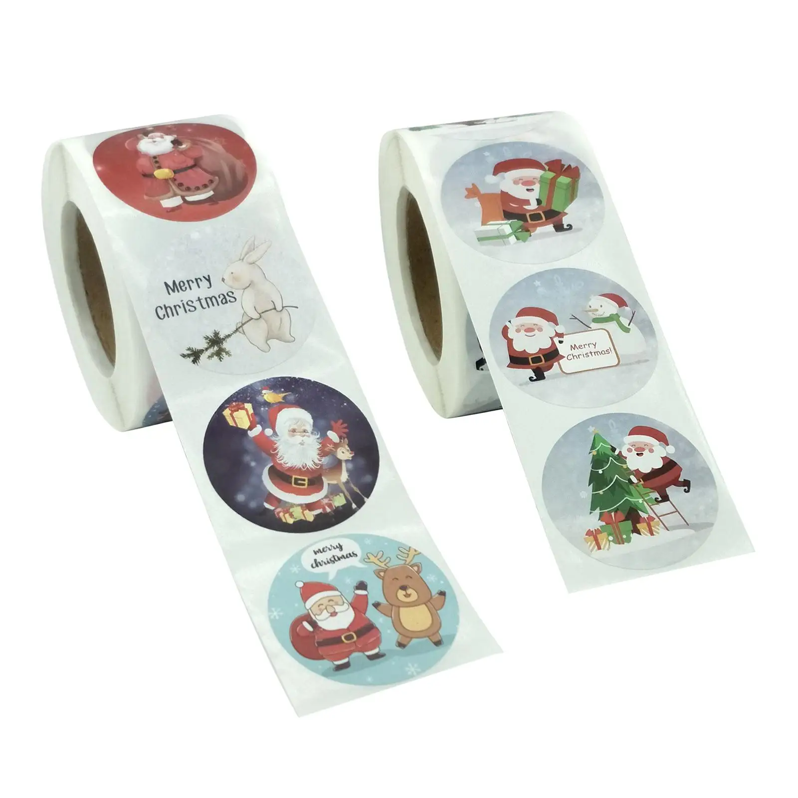 500pcs/roll Christmas Envelope Seal Sticker Gift Label Stickers Card Decoration