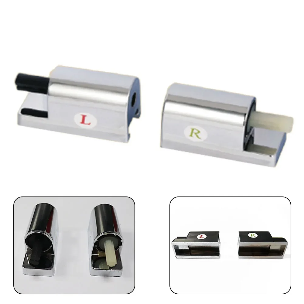 Toilet Lid Hinges Toilet Soft Close Fittings Fixing Kit Zinc Alloy Mounting Fixing Connector Replacements Parts  Lowering Hinge