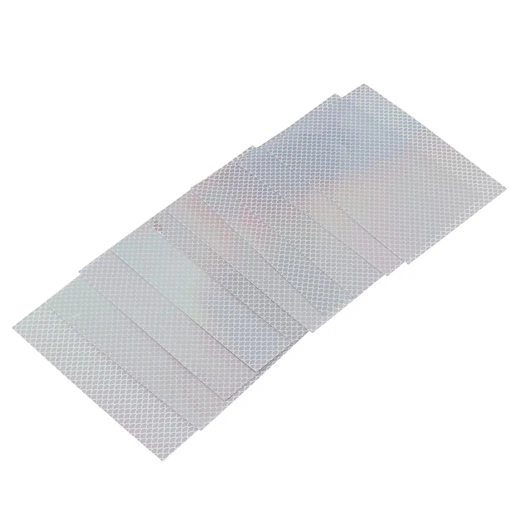 5-6pack 10x Film Flash Artificial Fish Scale Skin Lures Sticker Fly Tying
