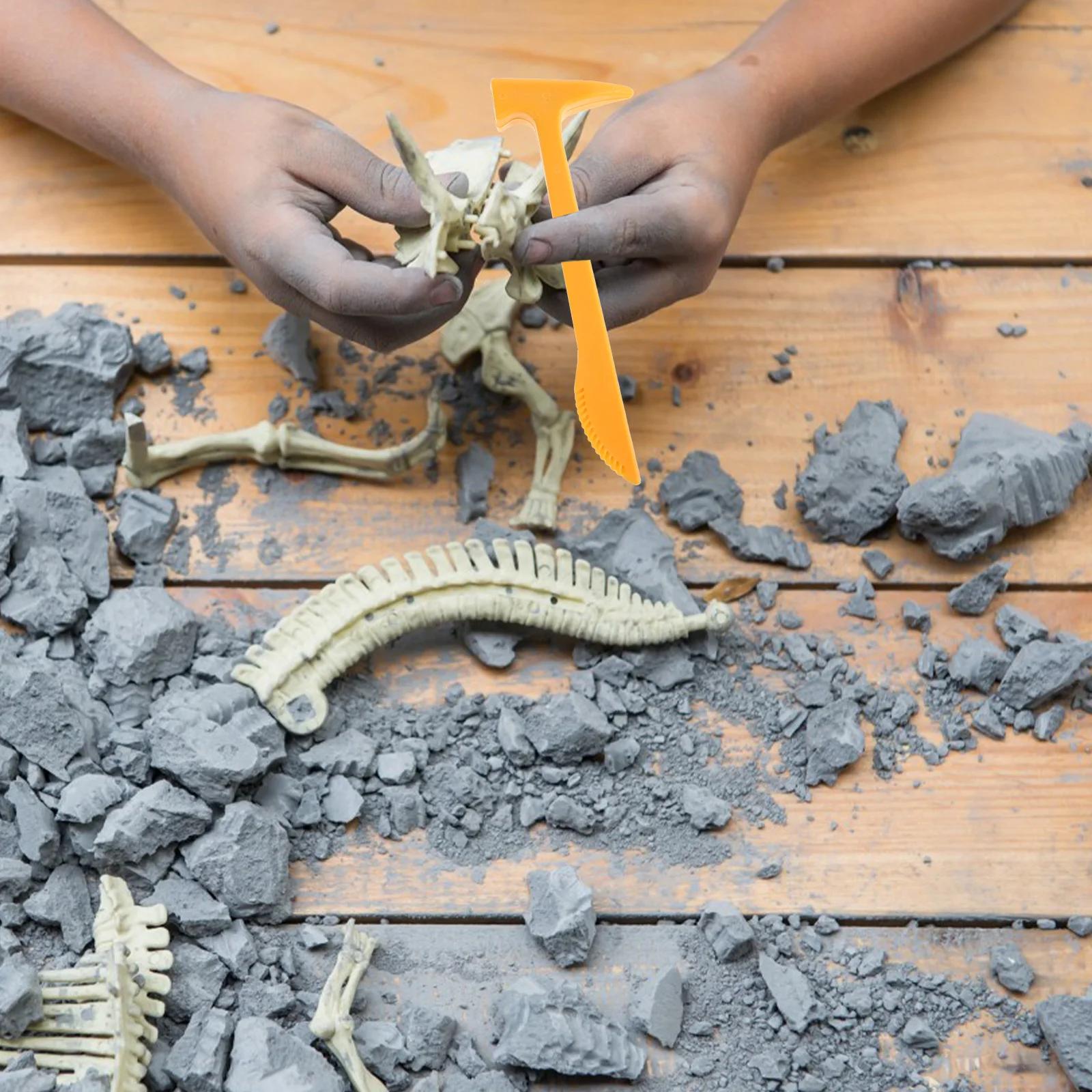 

30Pcs Dinosaur Digging Kit Complete Hammer Chisel Brush Excavation Educational Science Archaeology Discovery Tools for Young