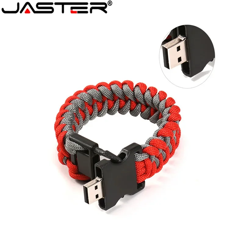 Bracelets tressés en nylon, clé USB, disque U extérieur, bracelets U Stick, 4 Go, 8 Go, 16 Go, 32 Go, 64 Go, 128 Go, stockage externe