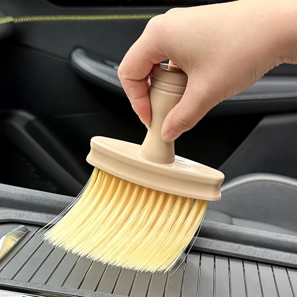 

Car Brush Efficient Car Brush for Dust Dirt Removal Soft Bristle Detailing Tool for Dashboard Air Conditioner Vents Soft Bristle