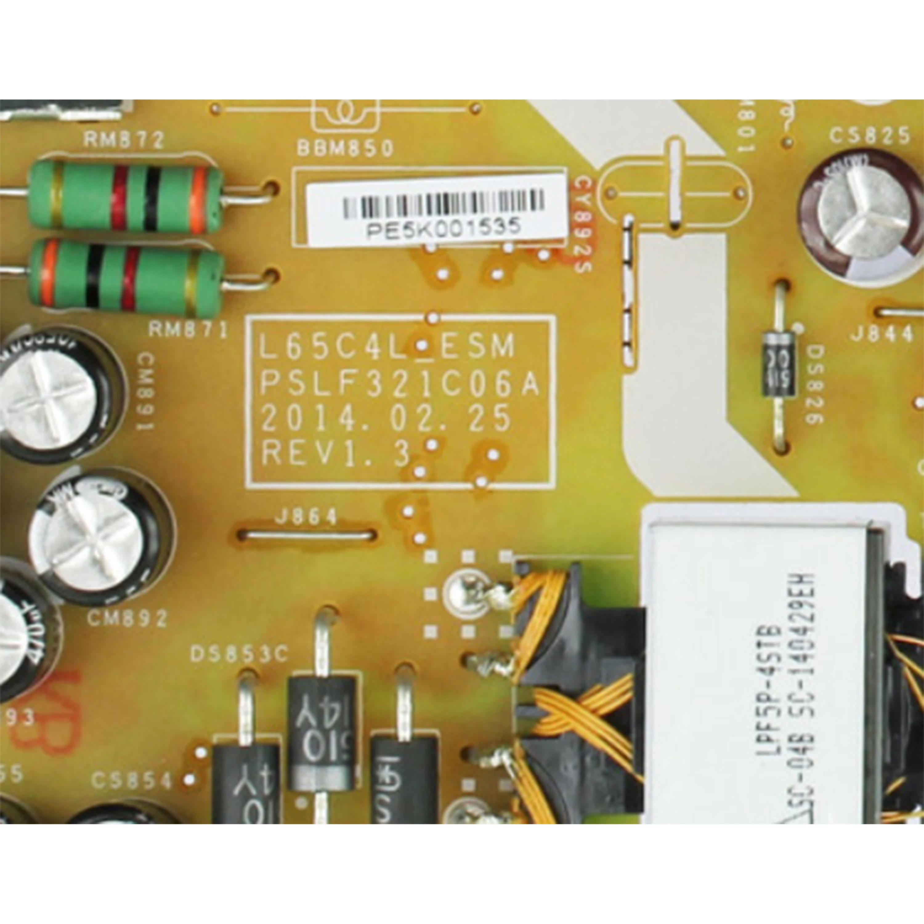 Placa de alimentação para substituição de TV, Brand New, BN44-00744A, L65C4L _ ESM, PSLF321C06A, UE55HU8590V, UE55HU8950, UA55HU9800J