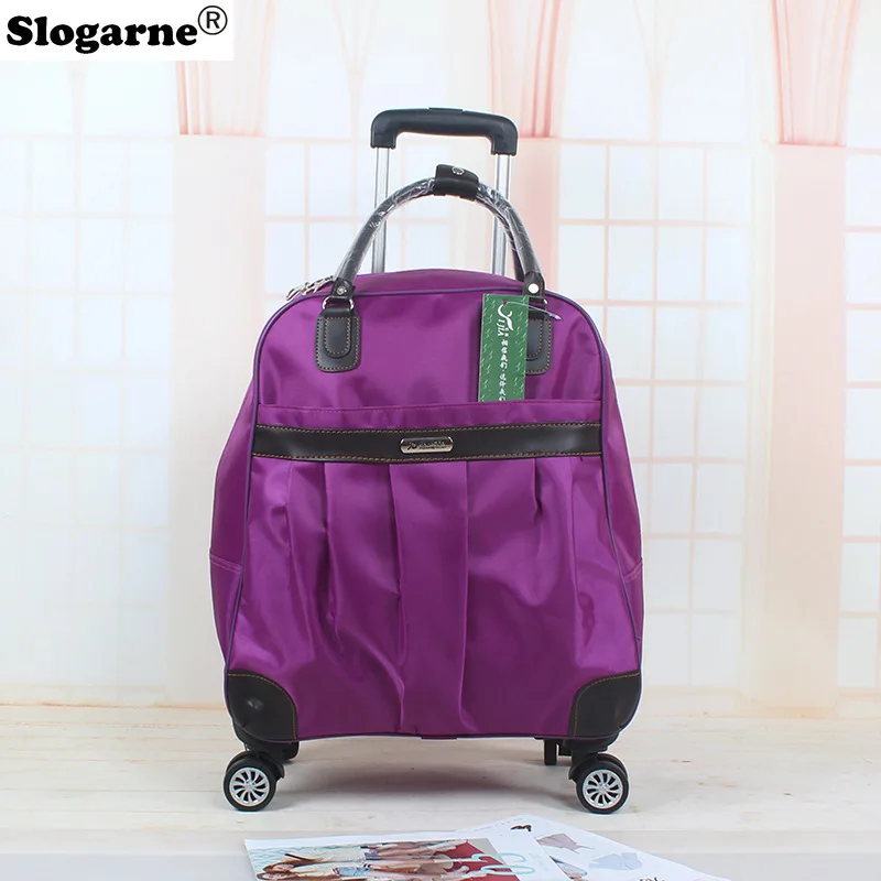 2025 New 4 Wheels Traval Bag Women Waterproof Travel Duffels Men Oxford Rolling Luggages Girls Trolley Luggages Fashion Suitcase