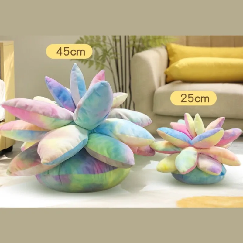 25 cm Simulation Sukkulenten Plüsch Spielzeug Kreative Pflanzen Kissen Kissen für Wohnzimmer Dekor