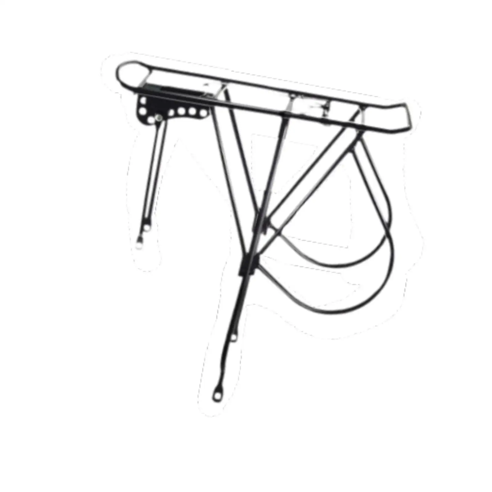 Bike Cargo Rack Shelf Rear Bicycle Rack for Outdoor Folding Bike Adults Bike