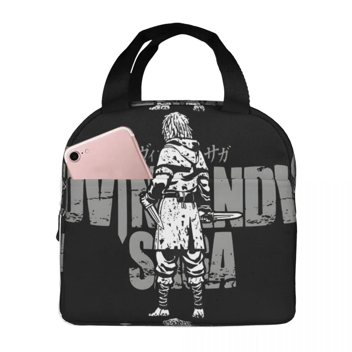 Reusable Lunch Boxes Thorfinn Vinland Saga Large Capacity Thorfinn For Outdoor Hand Bag For Women Kid