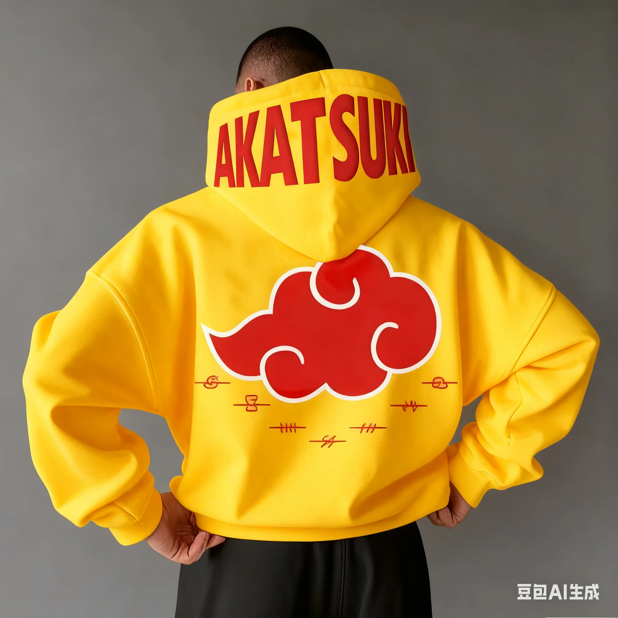New Neutral Hooded Sweatshirt with Anime Naruto Akatsuki 3D Print, Men's Autumn 2025 Y2k Loose Fashion Long Sleeve Top - Image 3