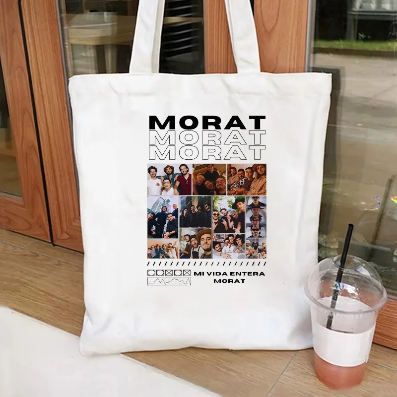 Morat 2024 جولة حقيبة سفر تصميم ريترو موضة حمل حقيبة المرأة حقيبة تسوق عادية 90s خمر Morat الفرقة مروحة حقيبة مستحضرات التجميل