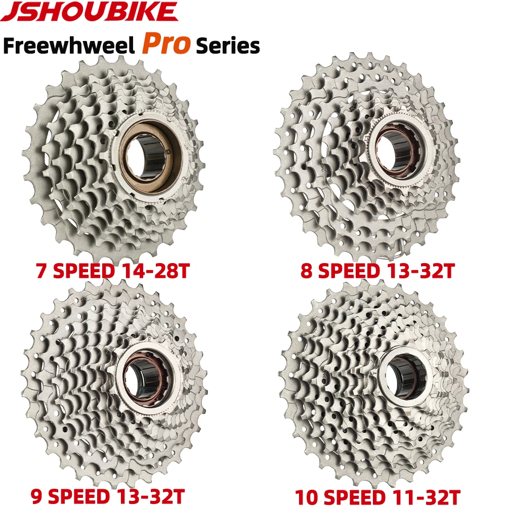 JSHOU BIKE Bicycle Freewheel modified threaded flywheel 7/8/9/10 speed 28T 32T Ultralight high density Mountain bike Freewheel