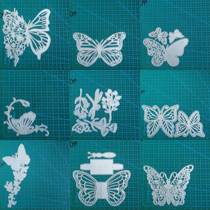 Schmetterling Metalls chneid werkzeuge Form Scrap booking Dekoration Papier karten Handwerk Messer Form Klinge Stanz schablone Präge Schablonen