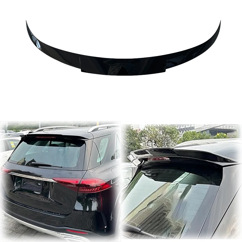 2020 To Up For Mercedes Benz GLS X167 350 450 500e 350d GLS63 AMG Rear Spoiler Trunk Lip Wing By Gloss Black ABS Body Kit 