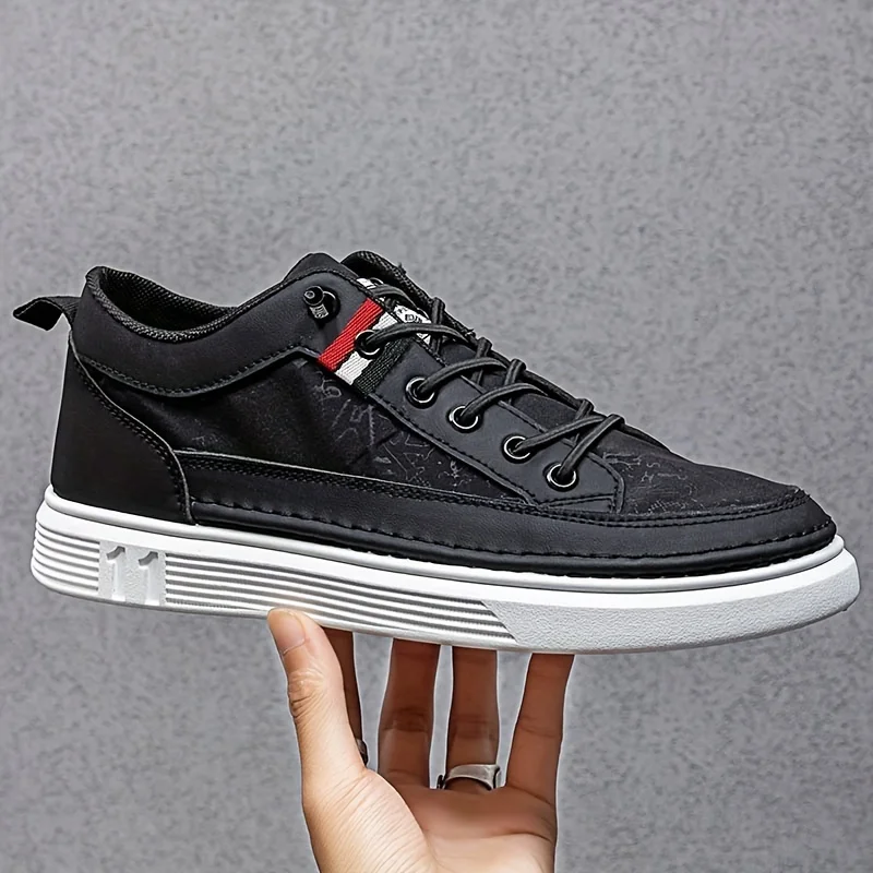 Non-Slip PU Skate Shoes, perfeito para exercícios ao ar livre, durante todo o ano