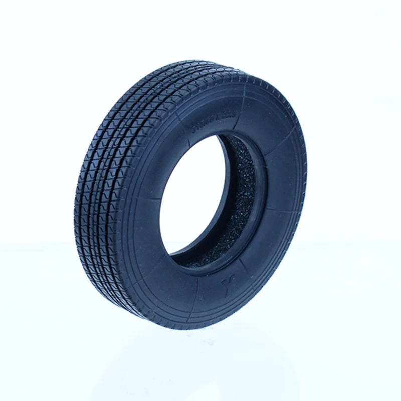 2pcs 1/14 RC Truck Rubber Tire Tyre for Tamiya RC Truck Tipper SCANIA 770S VOLVO BENZ MAN TGX Car Hub Wheel Accessories